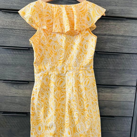 NWT Cynthia Steffe Summer Yellow Dress Size 4 - Picture 5 of 5